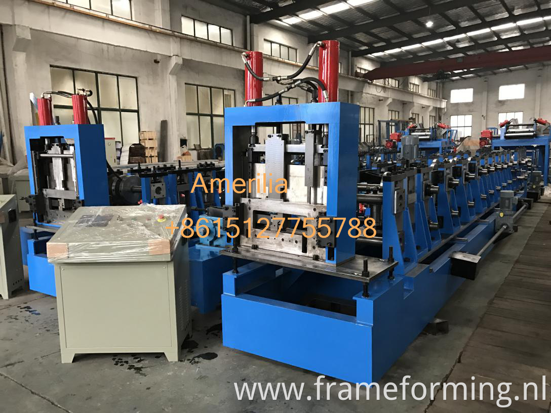 c and z steel roof purlin roll forming machine